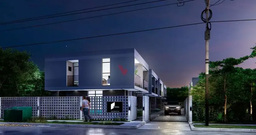 Sobrado para venda em matinhos de 62.00m² com 1 quarto e 1 suite