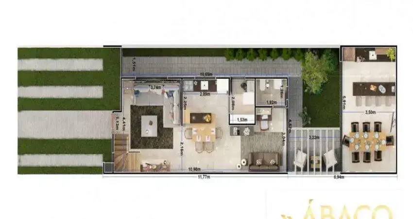 Apartamento para venda em parque dos timburis de 100.00m² com 3 quartos, 1 suite e 2 garagens