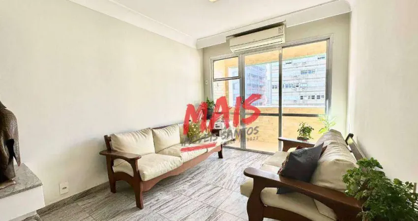 Apartamento para venda em josé menino de 187.00m² com 4 quartos, 2 suites e 2 garagens