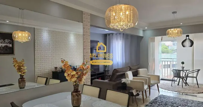 Apartamento para venda em vila augusta de 75.00m² com 3 quartos, 1 suite e 2 garagens