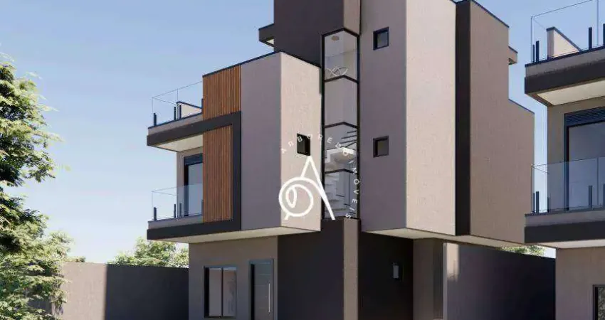 Sobrado para venda em novo mundo de 140.00m² com 3 quartos, 3 suites e 2 garagens