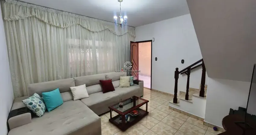 Sobrado para venda em vila camilópolis de 188.00m² com 3 quartos, 2 suites e 2 garagens