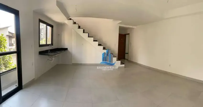 Cobertura para venda em vila guiomar de 110.00m² com 3 quartos, 1 suite e 2 garagens