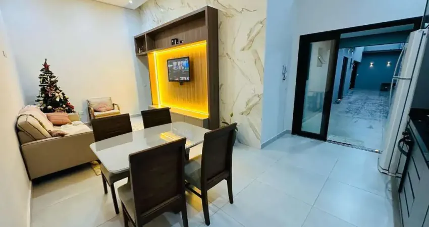 Casa para venda em jardim veneza de 113.00m² com 3 quartos, 1 suite e 2 garagens