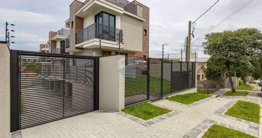 Casa de condomínio para venda em tingui de 144.00m² com 3 quartos, 1 suite e 2 garagens