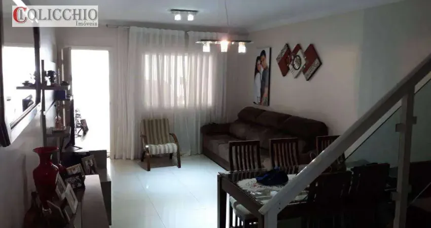 Sobrado para venda em jardim stella de 130.00m² com 3 quartos, 3 suites e 2 garagens