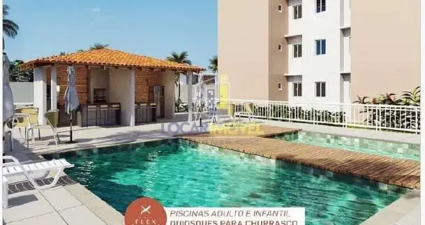 Apartamento para venda em candeias de 43.00m² com 2 quartos e 1 garagem