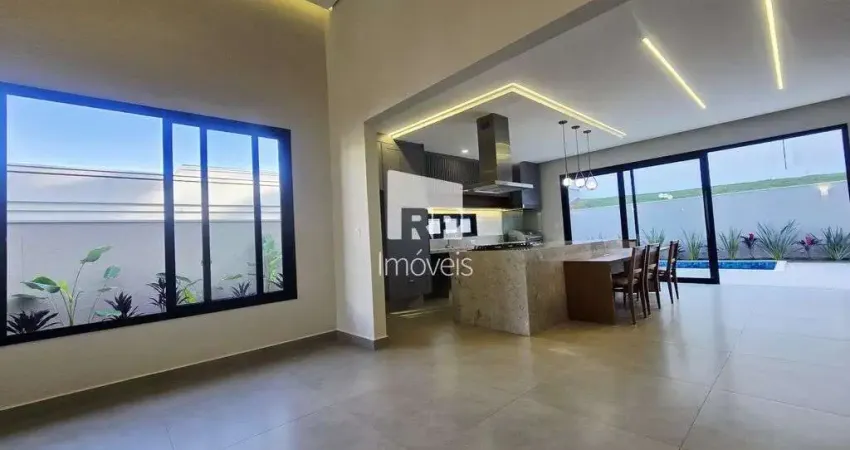 Casa de condomínio para venda em residencial e empresarial alphaville de 257.00m² com 3 quartos, 3 suites e 4 garagens