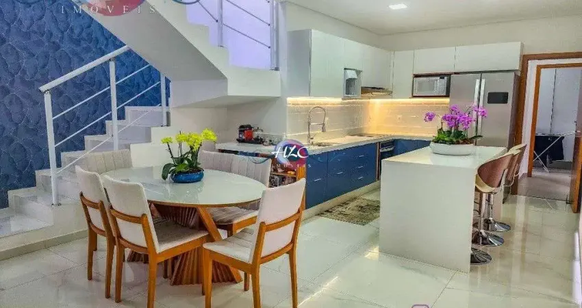 Casa de condomínio para venda em loteamento vale azul i de 282.00m² com 4 quartos, 2 suites e 2 garagens