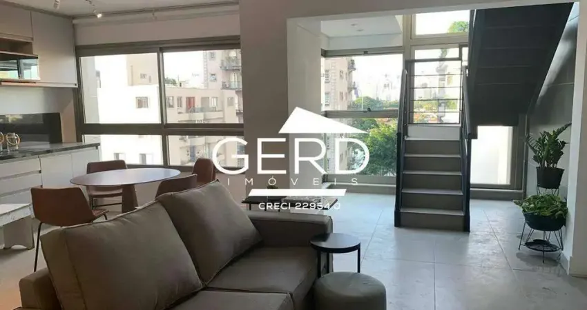 Cobertura para alugar em jardim paulista de 85.83m² com 1 quarto, 1 suite e 2 garagens