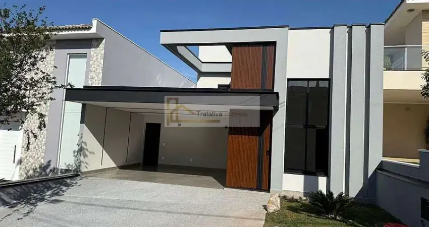 Casa de condomínio para venda em chácara morada mediterrânea de 167.00m² com 3 quartos, 1 suite e 4 garagens