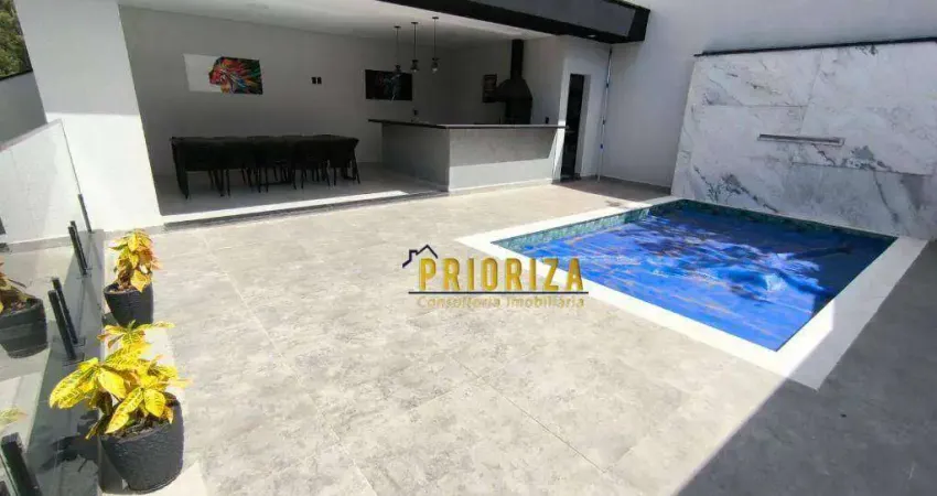 Casa de condomínio para venda em condomínio gramados de sorocaba de 230.00m² com 3 quartos, 1 suite e 4 garagens