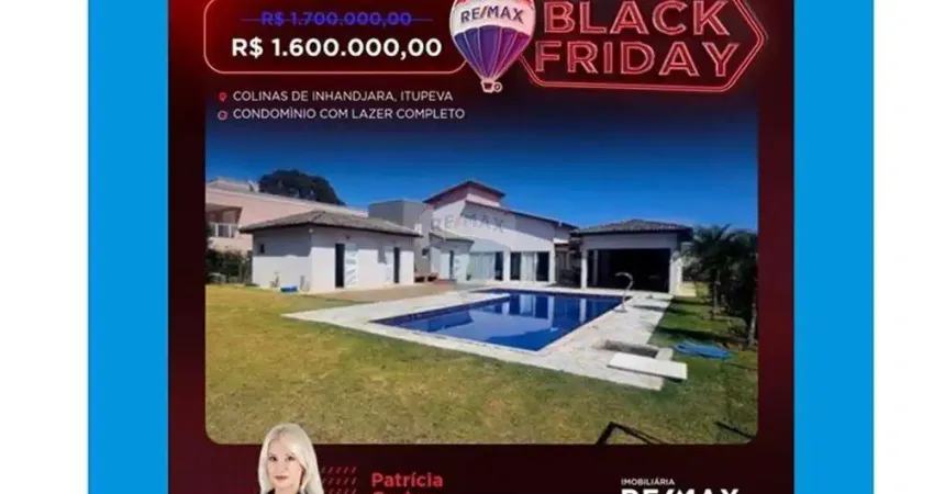 Casa de condomínio para venda em colinas de inhandjara de 300.00m² com 3 quartos, 3 suites e 4 garagens