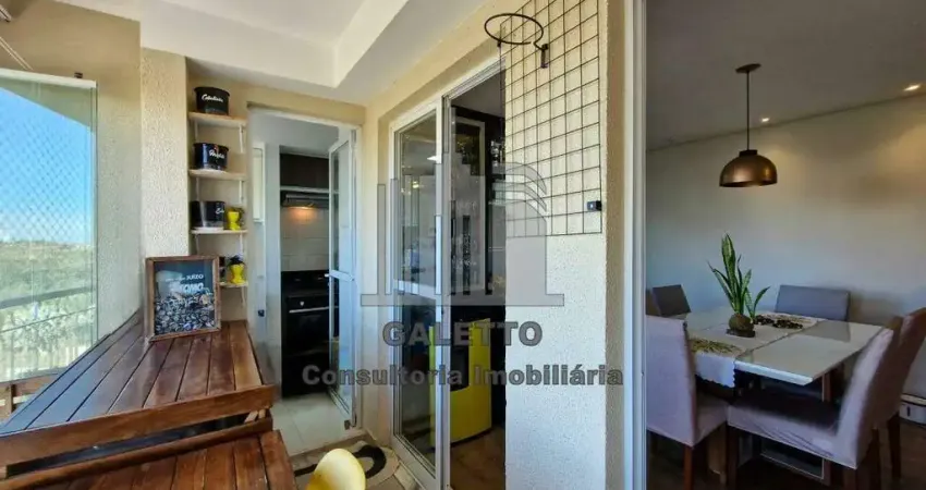 Apartamento para venda em jardim são vicente de 77.00m² com 3 quartos, 1 suite e 2 garagens
