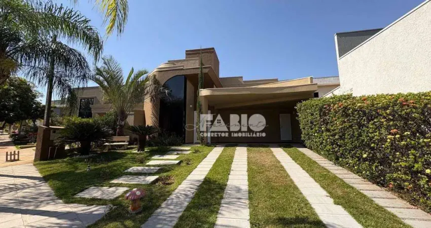 Casa de condomínio para venda em residencial gaivota i de 199.00m² com 3 quartos, 3 suites e 4 garagens