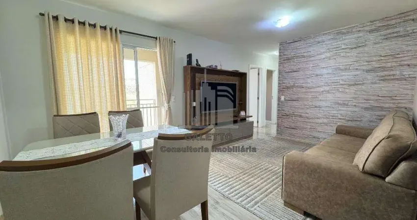 Apartamento para venda em loteamento chácara prado de 75.00m² com 3 quartos, 1 suite e 1 garagem