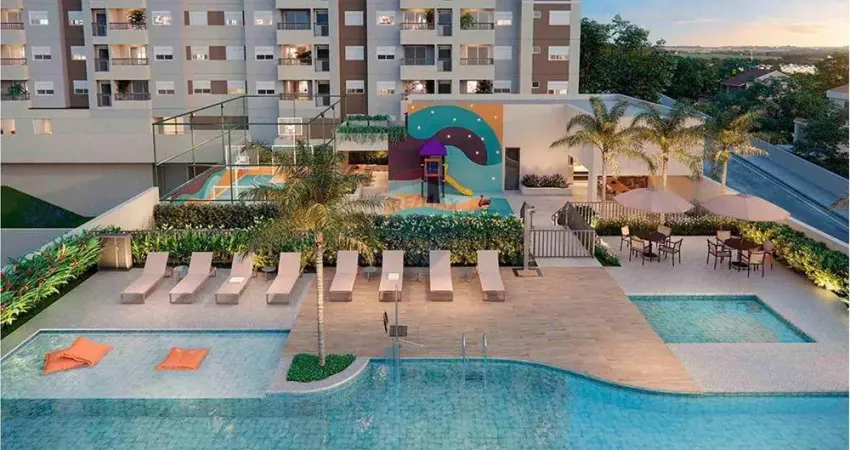 Apartamento para venda em parque rural fazenda santa cândida de 57.00m² com 2 quartos, 1 suite e 1 garagem