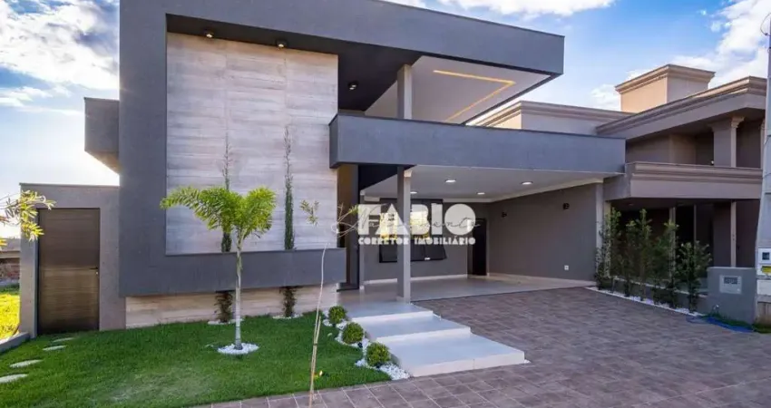 Casa de condomínio para venda em condomínio residencial recanto do lago de 246.00m² com 3 quartos, 3 suites e 4 garagens