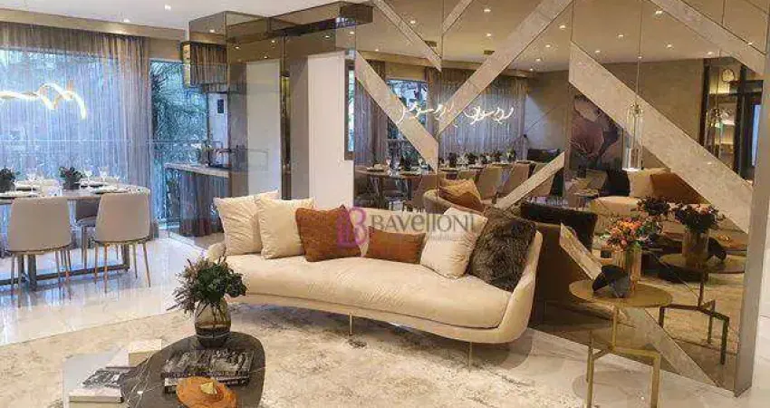 Apartamento para venda em perdizes de 135.00m² com 3 quartos, 3 suites e 2 garagens