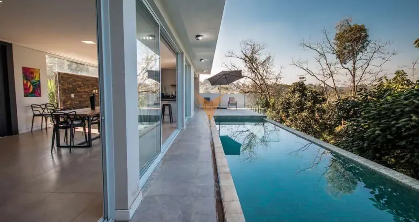 Casa para venda em chácara dos lagos de 435.90m² com 4 quartos, 4 suites e 8 garagens