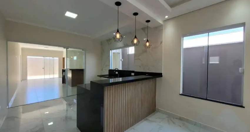 Casa para venda em residencial lívia de 156.00m² com 3 quartos, 1 suite e 2 garagens