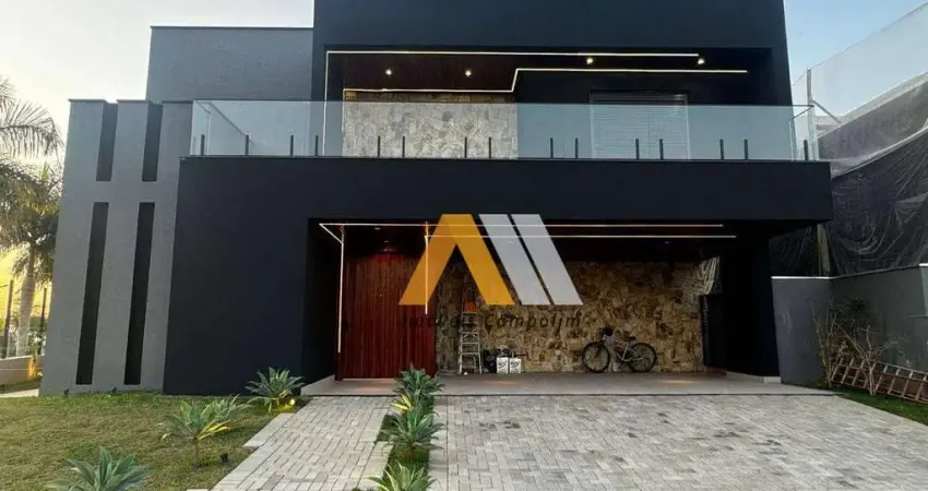 Casa de condomínio para venda em alphaville nova esplanada iv de 450.00m² com 5 quartos, 5 suites e 4 garagens