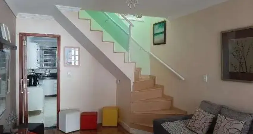 Sobrado para venda em jardim popular de 125.00m² com 3 quartos, 1 suite e 2 garagens