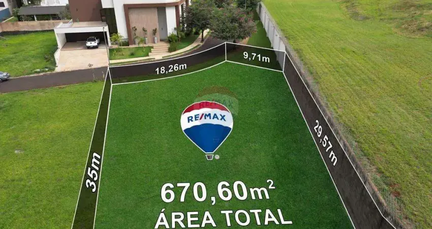 Terreno em condomínio fechado à venda na Rua Jornalista Rubens Volpe Filho, 1005, Bonfim Paulista, Ribeirão Preto