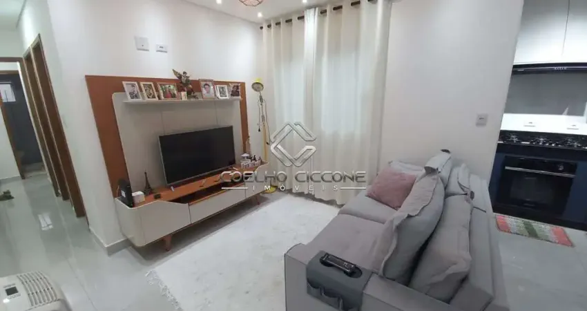 Cobertura para venda em campestre de 130.00m² com 2 quartos, 1 suite e 2 garagens