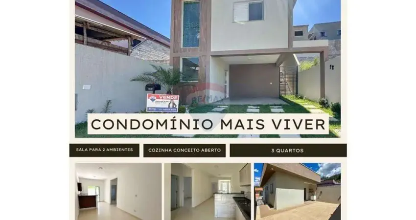 Casa de condomínio para venda em centro de 150.00m² com 3 quartos, 1 suite e 2 garagens
