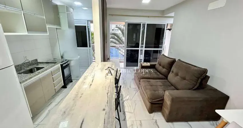 Apartamento para venda em vila matias de 50.00m² com 1 quarto, 1 suite e 1 garagem