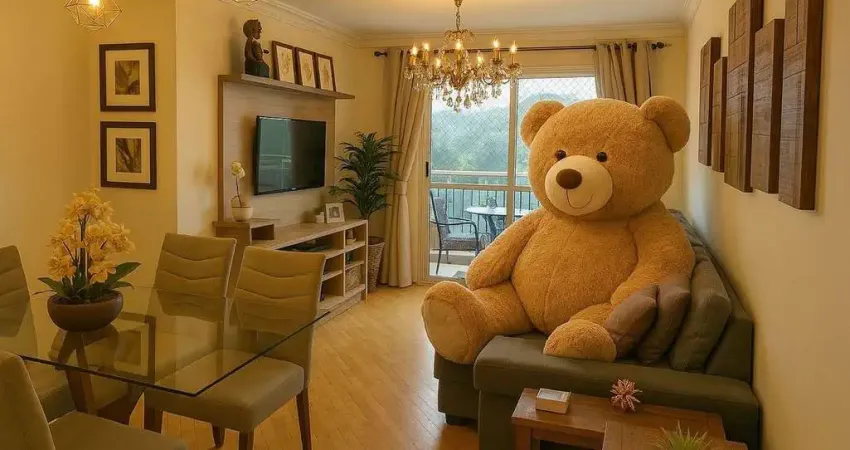 Apartamento para venda em morumbi de 72.00m² com 3 quartos e 2 garagens