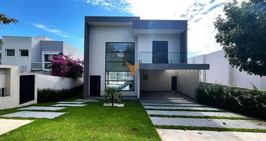 Casa para venda em loteamento residencial lago do sol de 254.45m² com 3 quartos, 3 suites e 4 garagens