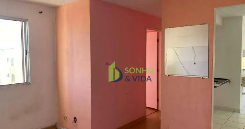 Apartamento para venda em cidade satélite íris de 44.00m² com 2 quartos e 1 garagem