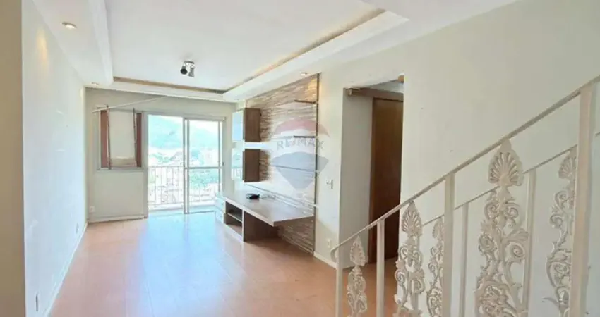 Cobertura para venda em pechincha de 155.00m² com 3 quartos, 1 suite e 2 garagens