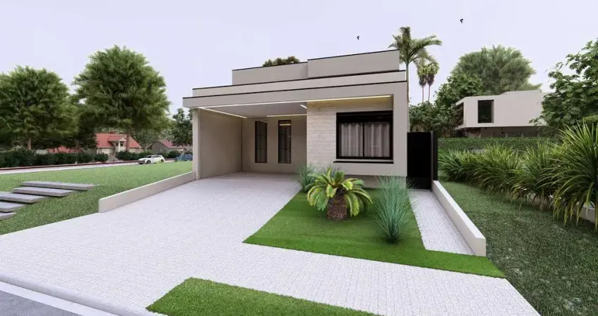 Casa de condomínio para venda em residencial club portinari de 168.00m² com 3 quartos, 3 suites e 4 garagens