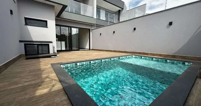 Sobrado para venda em residencial jacira de 220.00m² com 3 quartos, 3 suites e 4 garagens