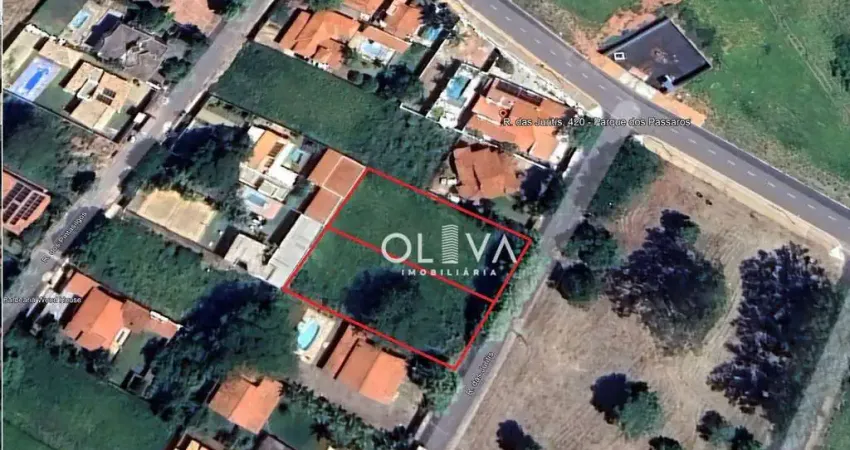 Terreno para venda em loteamento parque dos pássaros de 1000.00m²