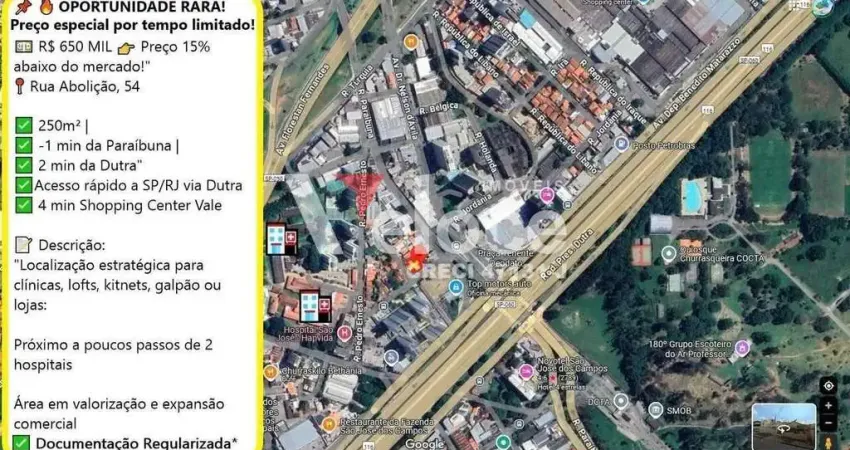 Terreno à venda na Rua Abolição, 1711967, Vila Sanches, São José dos Campos