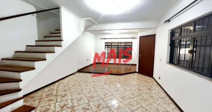 Sobrado para venda e aluguel em embaré de 202.00m² com 4 quartos, 1 suite e 2 garagens