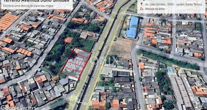 Terreno à venda na Avenida Julio Simões, 2001, Vila Brasileira, Mogi das Cruzes