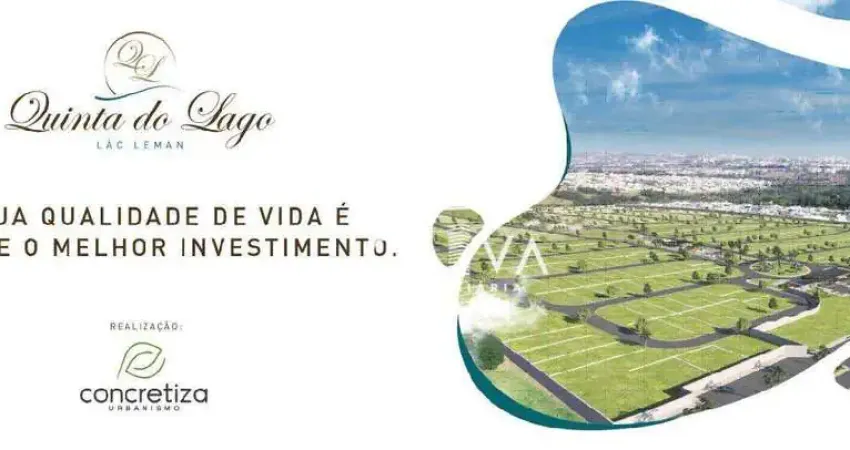 Terreno en Condomínio para venda em Quinta Do Lago Lac Leman de 300.00m²