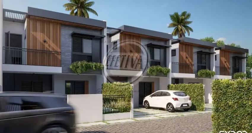 Sobrado para venda em Guaratuba de 62.00m² com 2 Quartos, 2 Suites e 2 Garagens