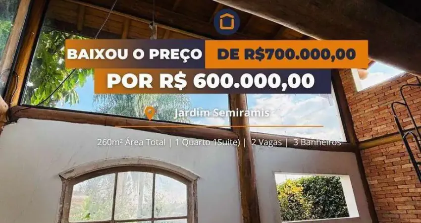 Casa para venda em Granja Viana de 200.00m² com 1 Quarto e 1 Suite