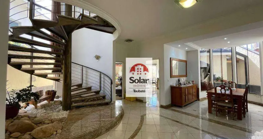 Casa de Condomínio para venda em Condomínio Village Taubaté de 422.00m² com 4 Quartos, 2 Suites e 4 Garagens