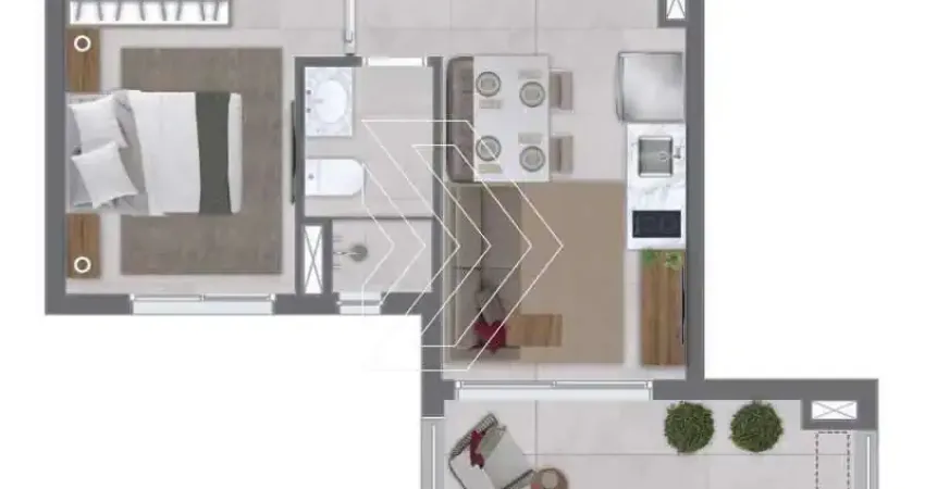 Apartamento para venda em Vila Mariana de 35.00m² com 1 Quarto