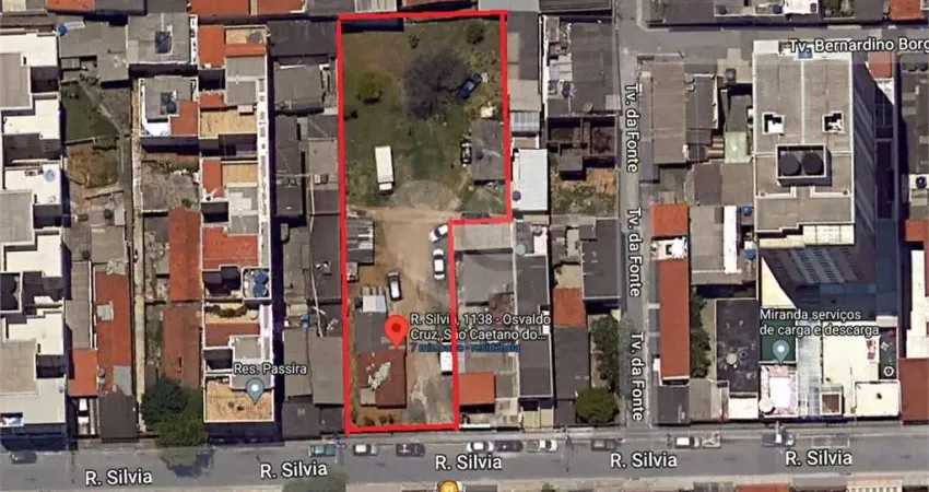 Terreno comercial à venda na Rua Sílvia, 1797734, Olímpico, São Caetano do Sul