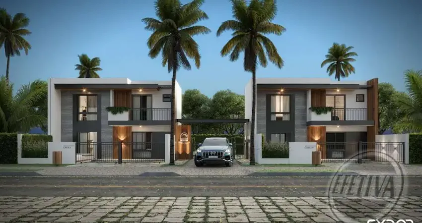 Sobrado para venda em Guaratuba de 70.00m² com 2 Quartos, 2 Suites e 2 Garagens