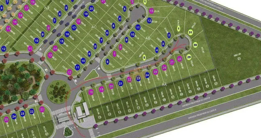 Terreno en Condomínio para venda em Condomínio Residencial Casa Do Lago de 674.00m²