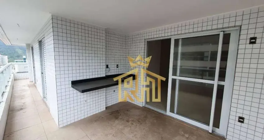 Apartamento para venda em Canto Do Forte de 129.00m² com 3 Quartos, 2 Suites e 2 Garagens
